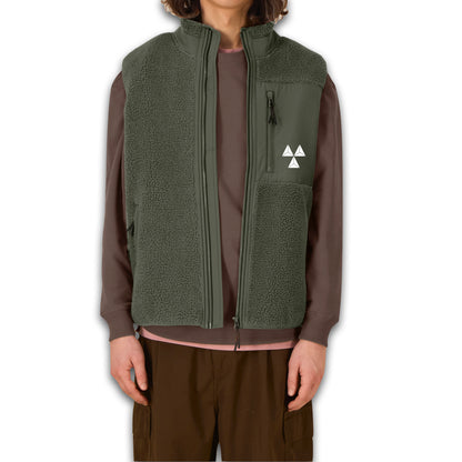 THE NORDIC CORE PILE VEST // Nordic Forest Green