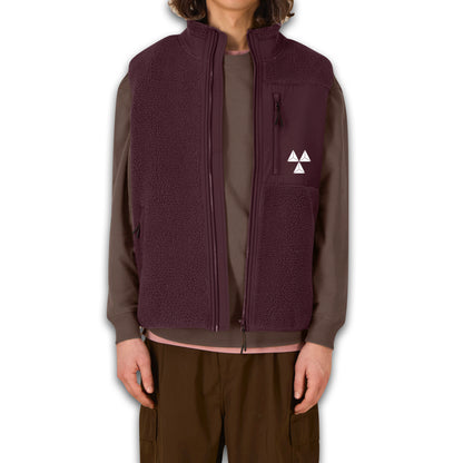 THE NORDIC CORE PILE VEST // Nordic Wild Berries