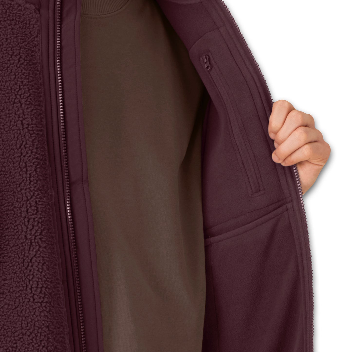 THE NORDIC CORE PILE VEST // Nordic Wild Berries