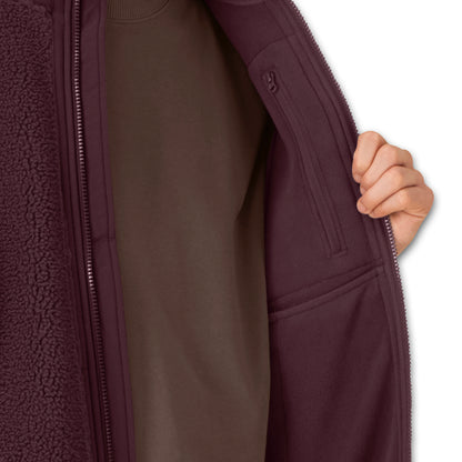 THE NORDIC CORE PILE VEST // Nordic Wild Berries