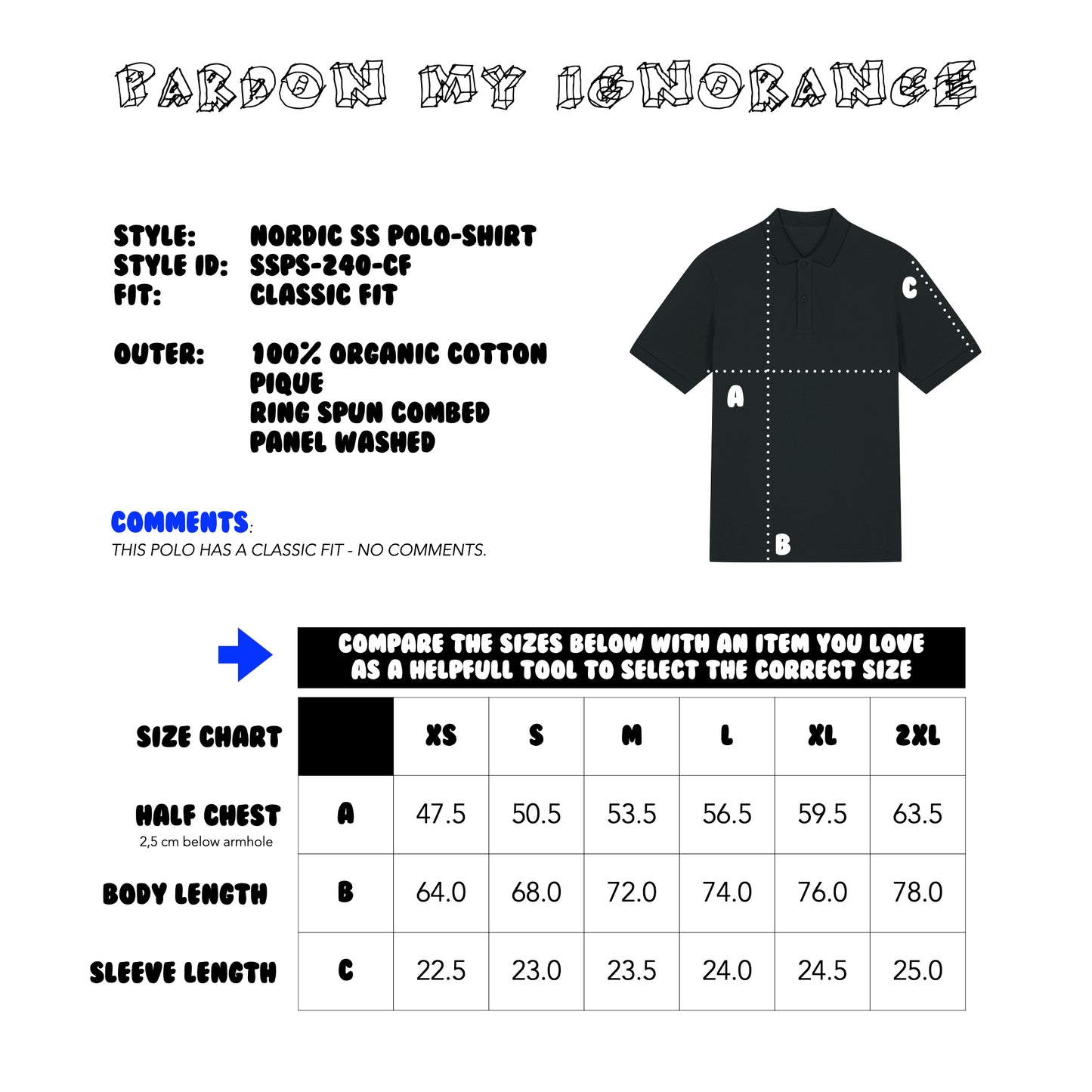 THE NORDIC CORE HEAVYWEIGHT POLO-SHIRT // Nordic Corcrete Grey