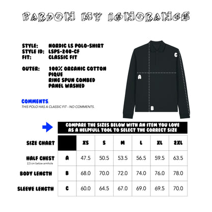 THE NORDIC CORE LONG-SLEEVED POLO-SHIRT // Nordic Forest Green