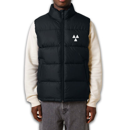 THE NORDIC CORE PUFFER VEST // Nordic Deep Black