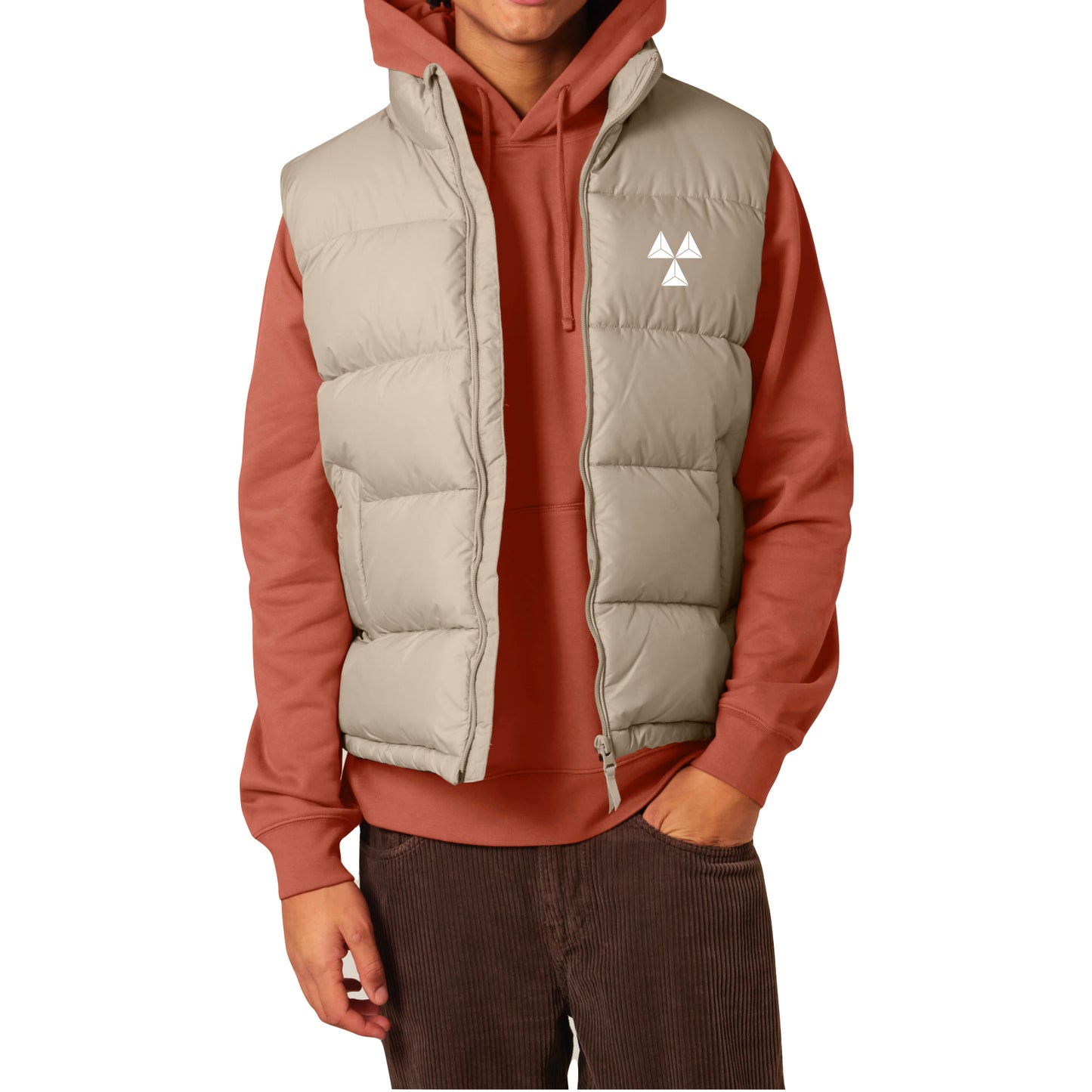 THE NORDIC CORE PUFFER VEST // Nordic Sand Dune