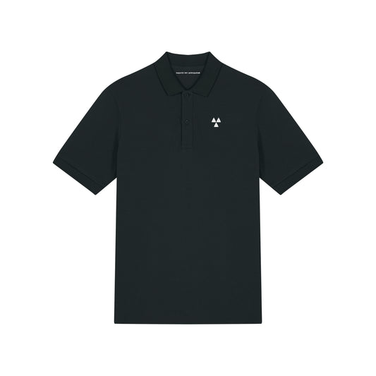 THE NORDIC CORE HEAVYWEIGHT POLO-SHIRT // Nordic Deep Black