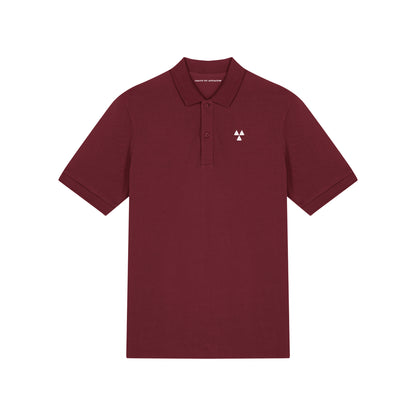 THE NORDIC CORE HEAVYWEIGHT POLO-SHIRT // Nordic Wine Red