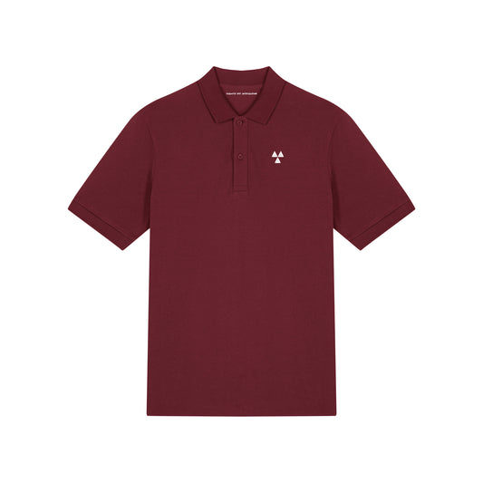 THE NORDIC CORE HEAVYWEIGHT POLO-SHIRT // Nordic Wine Red