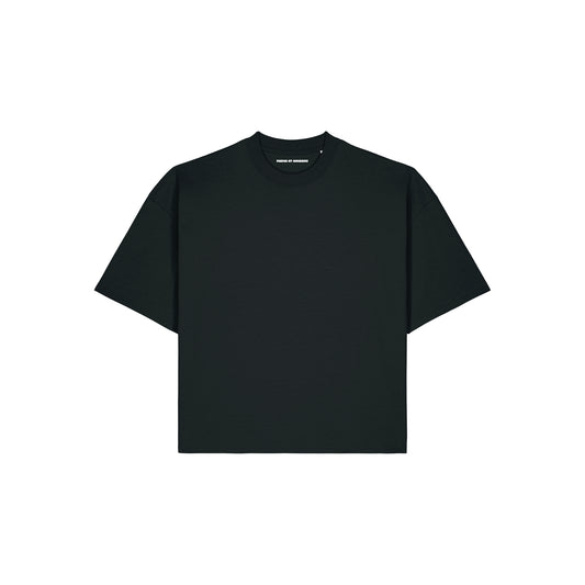 50/50 RECYCLED/ORGANIC COTTON  // OVERSIZED TEE // NORDIC DEEP BLACK