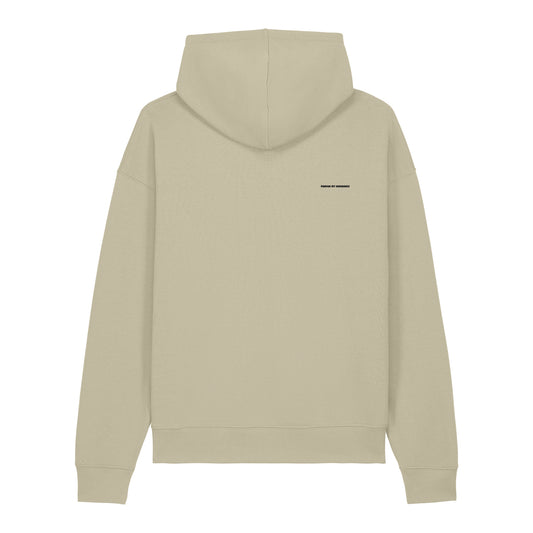 THE CAPSULE LW RELAXED HOODIE // TRACK 03 - REMIX A // Nordic Earth Clay + Nordic Deep Black Artwork