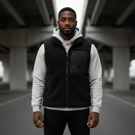 THE NORDIC CORE PILE VEST // Nordic Deep Black